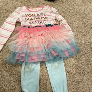 Matilda Jane Tutu Top and Velvet leggings